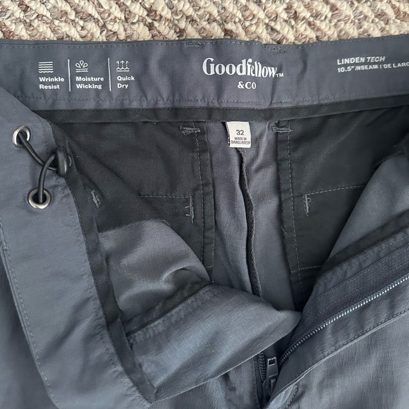 Grey Goodfellow & Co Men’s Golf Shorts - Picture 1 of 3